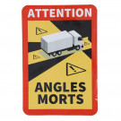 Adhésif réglementaire signalisation angle mort pour camions