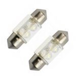 Jeu de 2 lampes 12 volts navette LED 5 Watts