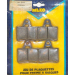 Jeu de 4 plaquettes de frein arrière pour Citroën GS et AMI 8 Super