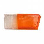 Cabochon bicolore de feu avant gauche pour RENAULT R5