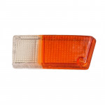 Cabochon bicolore de feu avant gauche pour RENAULT R5
