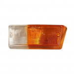 Cabochon bicolore de feu avant gauche pour RENAULT R5