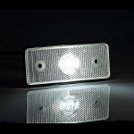 Feu de gabarit avant cristal LED pour remorque, caravane et camping-car