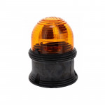 Gyrophare 12/24 Volts ambre fixation à plat