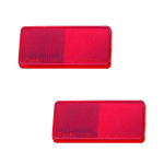 Jeu de 2 catadioptres rouge rectangulaires pour ALPINE A310