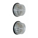 Jeu de 2 feux avant cristal pour PEUGEOT 203 et 403 Plateau