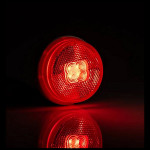 Jeu de 2 feux arrière de position rouge LED pour caravane, camping-car ou remorque