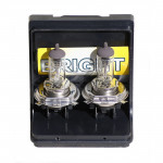 Jeu de 2 lampes 12 Volts H4 en 60/55 Watts type " BRIGHT "