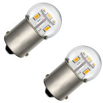 Jeu de 2 lampes LED 6 Volts équivalent 21 Watts