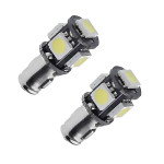 Jeu de 2 lampes LED 6 Volts à culot BA7S