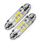 Jeu de 2 lampes LED navette 10x42