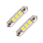 Jeu de 2 lampes navette LED 12 Volts 5 Watts 36 mm CANBUS