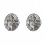 Jeu de 2 optiques de phares  "Code/Route" pour PEUGEOT 505 USA