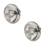 Jeu de 2 optiques de phares pour RENAULT DAUPHINE 1093