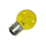 Lampe 12 Volts 45 Watts jaune à culot BA21S