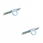 Jeu de 2 plaques de fixation pour perche de gyrophare