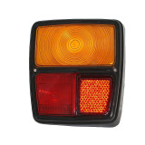 Cabochon de feu arrière droit avec bord noir pour SIMCA 1000