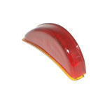 Cabochon rouge verre de feu avant droit BERLIET