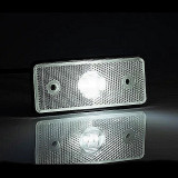 Feu de gabarit avant cristal LED pour remorque, caravane et camping-car