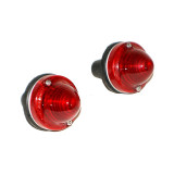 Jeu de 2 feux arrière rouge 2 fonctions pour Citroën MEHARI et type H