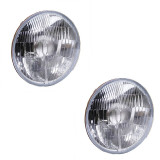 Jeu de 2 optiques de phares "Code/Route" pour kits 4 phares pour Citroën BX