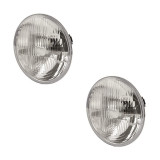 Jeu de 2 optiques de phares pour RENAULT DAUPHINE 1093