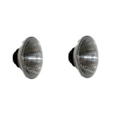 Jeu de 2 optiques de phares  "Route" pour Kit 4 phares FORD ESCORT MK5