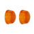 Jeu de 2 cabochons ambre pour feux avant de SIMCA ARIANE