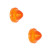 Jeu de 2 cabochons ambre pour feu avant de RENAULT R4 Export