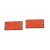 Jeu de 2 catadioptres ambre 105 mm X 48 mm