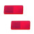 Jeu de 2 catadioptres rouge rectangulaires pour ALPINE A310