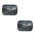 Jeu de 2 optiques de phares pour FIAT 126/127 et 128