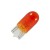 Jeu de 2 lampes Wedge Base T10 Ambre en 12 Volts 5 Watts
