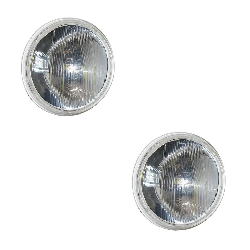 Jeu de 2 optiques de phares "Code/Route" pour CHEVROLET CORVETTE C3 Plein Phares Plein Feux